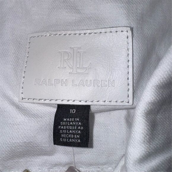Ralph Lauren White Midi Dress with Pink Belt - Picture 13 of 15